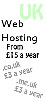 Hosting from £15 a year